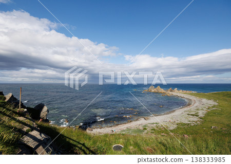 The Tsugaru Strait in front of Shiriyazaki Lighthouse (Aomori Prefecture) The Tsugaru Strait in front of Shiriyazaki Lighthouse (Aomori Prefecture) 138333985
