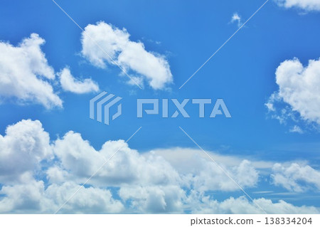 Summer blue sky and clouds Summer blue sky and clouds 138334204