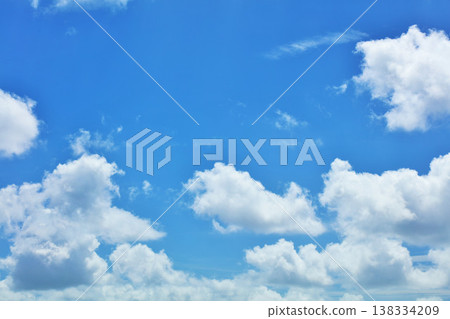 Summer blue sky and clouds Summer blue sky and clouds 138334209