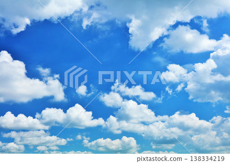 Summer blue sky and clouds 138334219