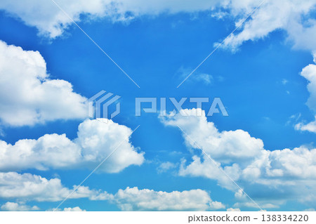 Summer blue sky and clouds Summer blue sky and clouds 138334220