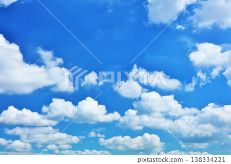 Summer blue sky and clouds Summer blue sky and clouds 138334221