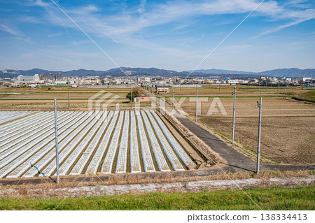 Rural scenery in Kumiyama Town, Kuse District, Kyoto Prefecture Rural scenery in Kumiyama Town, Kuse District, Kyoto Prefecture 138334413