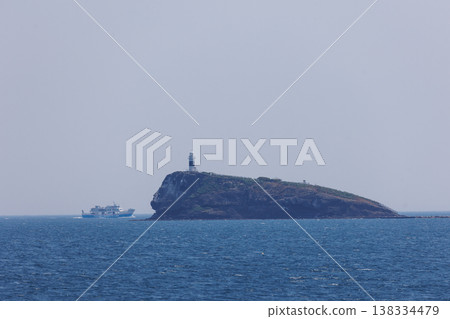 Mutsu Bay and Taijima Island at the tip of the Shimokita Peninsula (Aomori Prefecture) Mutsu Bay and Taijima Island at the tip of the Shimokita Peninsula (Aomori Prefecture) 138334479