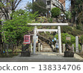 東京澀谷區！鳩森八幡神社的藤塚 138334706