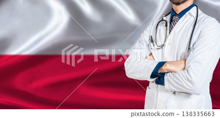 National Health System of Poland. Poland health and medical insurance concept National Health System of Poland. Poland health and medical insurance concept 138335663
