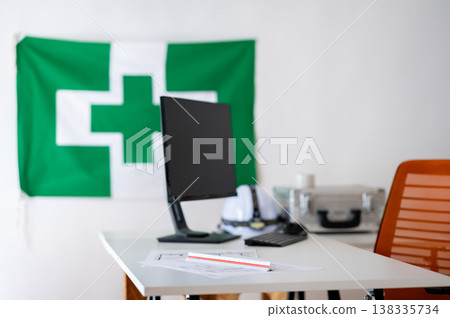 工地辦公室的特寫照片 工地辦公室的特寫照片 138335734