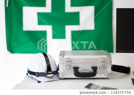 工地辦公室的特寫照片 138335738