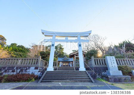 長崎縣壹岐市春天的壹岐神社 138336386