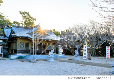 長崎縣壹岐市春天的壹岐神社 138336387