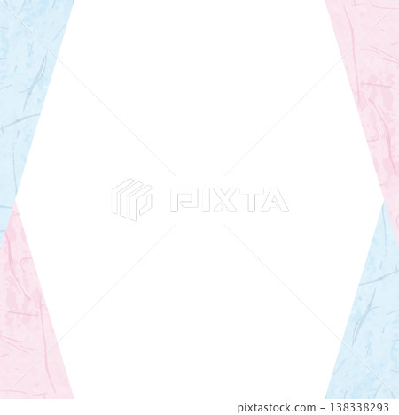 Japanese paper style frame, Japanese style background material, square size Japanese paper style frame, Japanese style background material, square size 138338293