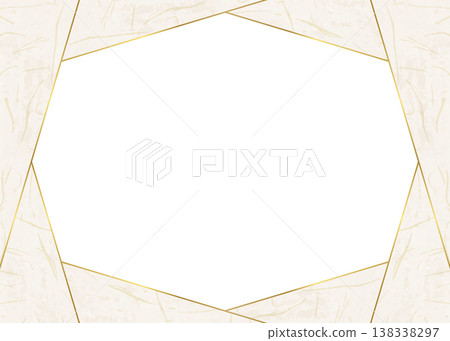 Japanese paper style frame, Japanese style background material 138338297