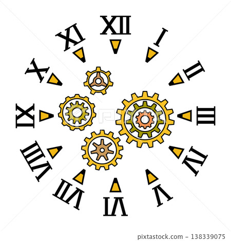 Roman numeral movement watch 138339075