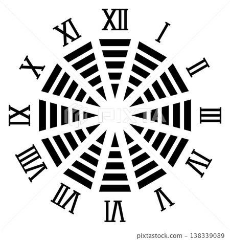 Roman Clock 138339089