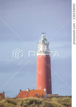 Eierland, De Cocksdorp, Texel, The Netherlands, Oktober 28th, 2024, The scenic lighthouse provides a Eierland, De Cocksdorp, Texel, The Netherlands, Oktober 28th, 2024, The scenic lighthouse provides a 138339093