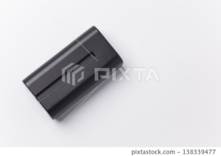 Batteries for digital devices such as cameras (white background) 138339477