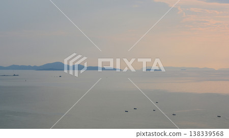 beautiful view of sea and sky in the morning, natural background beautiful view of sea and sky in the morning, natural background 138339568