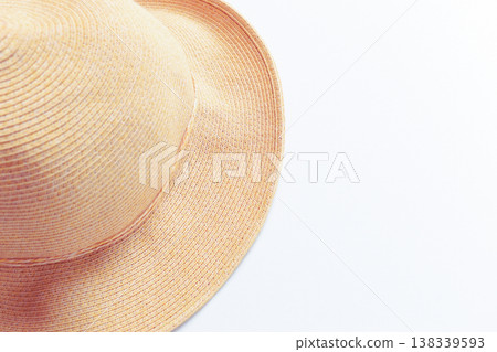 brown hat isolated on white background, vintage cloth style brown hat isolated on white background, vintage cloth style 138339593