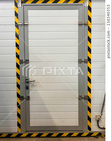 The door to the workshop 138340353