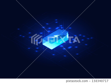Battery technology background. Overlapping line batteries. Battery technology that is charging power as backup power. Wallpaper. Game screen. Vector illustration. Battery technology background. Overlapping line batteries. Battery technology that is charging power as backup power. Wallpaper. Game screen. Vector illustration. 138340717