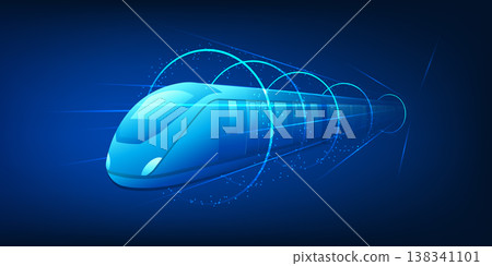 Transport Technology, High Speed Electric Train Through Hyperloop Ring, Smart Public Transit System, Advanced Logistics Network, High Tech Mobility Infrastructure Background Transport Technology, High Speed Electric Train Through Hyperloop Ring, Smart Public Transit System, Advanced Logistics Network, High Tech Mobility Infrastructure Background 138341101