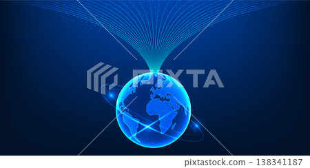 Global Submarine Cable Network Infrastructure, Undersea Internet Data Transmission, Worldwide Digital Connectivity, Fiber Optic Communication System, Ocean Network Technology Connecting Continents Global Submarine Cable Network Infrastructure, Undersea Internet Data Transmission, Worldwide Digital Connectivity, Fiber Optic Communication System, Ocean Network Technology Connecting Continents 138341187