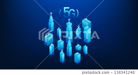 Smart City Technology with 5G Network Connectivity, Urban Data Integration, Intelligent City Infrastructure, Digital Transformation, IoT Communication System, Future Smart Urban Network Concept Smart City Technology with 5G Network Connectivity, Urban Data Integration, Intelligent City Infrastructure, Digital Transformation, IoT Communication System, Future Smart Urban Network Concept 138341240