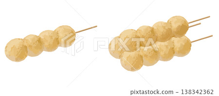 黃豆粉團子套裝（1 串或 3 串） 138342362