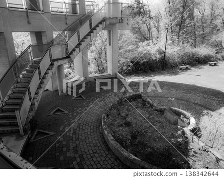 Courtyard of Atagoyama Observatory Courtyard of Atagoyama Observatory 138342644