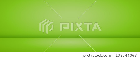 Limbo green background. Abstract studio gradient bg. Modern banner with empty space for advertising text. Vector illustration. Limbo green background. Abstract studio gradient bg. Modern banner with empty space for advertising text. Vector illustration. 138344068