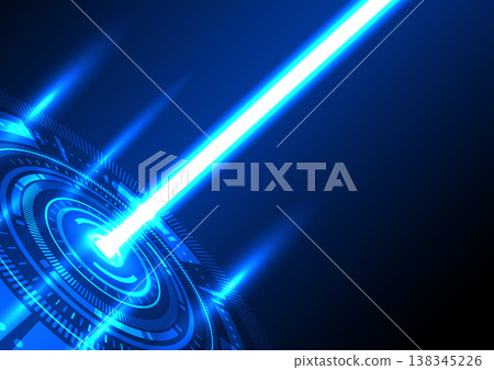 Background technology circle with a laser means technology processing information internet dark blue background Background technology circle with a laser means technology processing information internet dark blue background 138345226