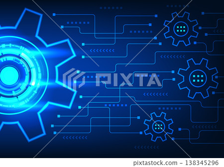 Technology circle center of the technological system is the processor that receives information and sends it out to the command execution system, acting like the brain is executing through the nerves 138345296
