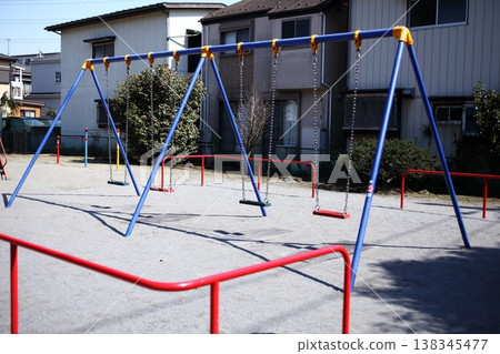 Colorful swings 138345477