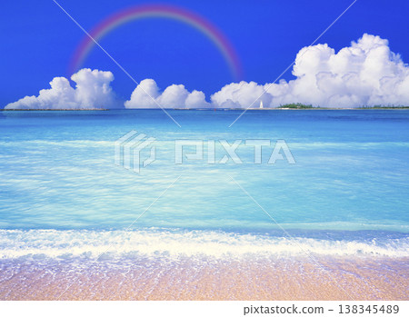 加勒比海美麗的珊瑚礁 加勒比海美麗的珊瑚礁 138345489