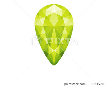 梨形明亮式切割寶石(黃綠色)8/10 梨形明亮式切割寶石(黃綠色)8/10 138345700
