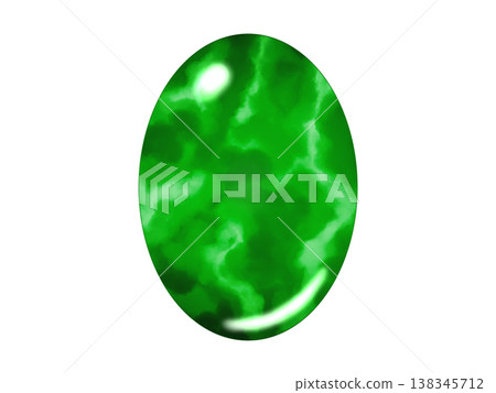 凸面切割寶石（綠色）7/10 138345712