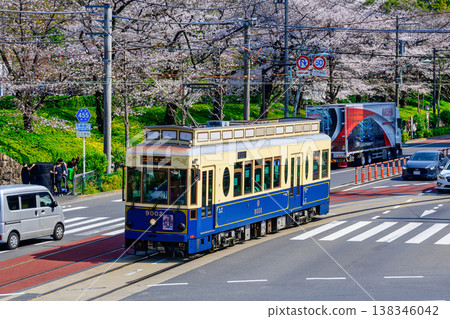 東京櫻花電車櫻花特快(9002次)與飛鳥山公園盛開的櫻花——僅限季節運營 東京櫻花電車櫻花特快(9002次)與飛鳥山公園盛開的櫻花——僅限季節運營 138346042