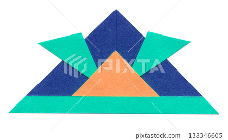 Children's Day Origami-style helmet collage illustration D (single material) Children's Day Origami-style helmet collage illustration D (single material) 138346605