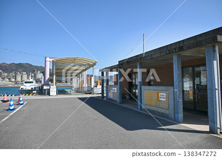 [Tsukumi City, Oita Prefecture] Scenery of Tsukumi Port Island Terminal 138347272