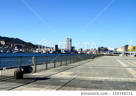 長崎市中心景觀:長崎港區,“長崎海濱公園” 長崎市中心景觀:長崎港區,“長崎海濱公園” 138348151