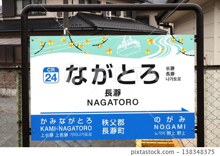 Nagatoro Station - Station name sign (Nagatoro, Chichibu District, Saitama Prefecture) Nagatoro Station - Station name sign (Nagatoro, Chichibu District, Saitama Prefecture) 138348375