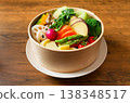 Steamed vegetables 138348517
