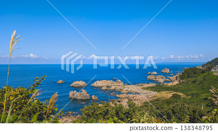 Coastline of Fukaura Town, Aomori Prefecture Coastline of Fukaura Town, Aomori Prefecture 138348795