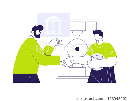 Recruiters isolated cartoon vector illustrations. Recruiters isolated cartoon vector illustrations. 138348962