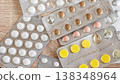 Close-up Blister Packs With Tablets As Pharmaceutical Background. Healthcare Concept. 138348964