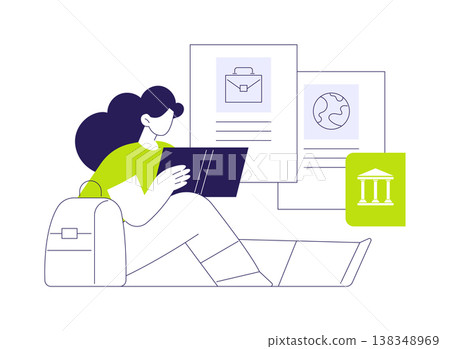 Guidebooks and magazines isolated cartoon vector illustrations. Guidebooks and magazines isolated cartoon vector illustrations. 138348969