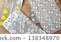 Close-up Hand On Blister Packs With Tablets. Healthcare Decision And Consumer Choice Concept. 138348970
