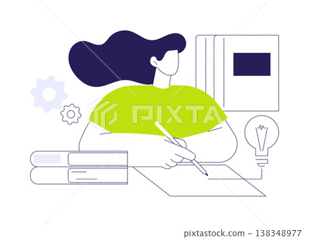 Brainstorming isolated cartoon vector illustrations. 138348977