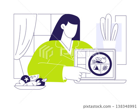 Healthy cooking isolated cartoon vector illustrations. Healthy cooking isolated cartoon vector illustrations. 138348991
