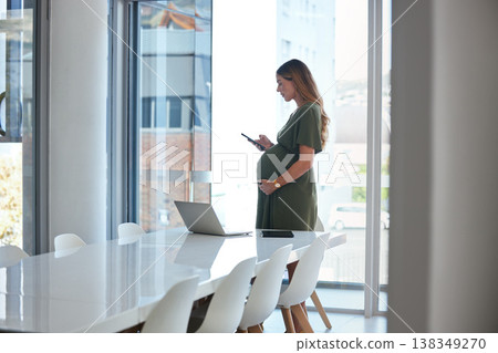 Phone, online or pregnant business woman in office on social media, website or internet to relax. Maternity, technology or female designer with pregnancy or mobile app to scroll in workplace on break Phone, online or pregnant business woman in office on social media, website or internet to relax. Maternity, technology or female designer with pregnancy or mobile app to scroll in workplace on break 138349270